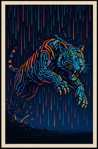 Cybernetic Tiger Poster