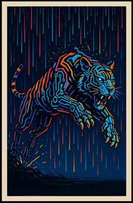 Cybernetic Tiger Poster