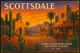 Scottsdale Southwestern Charms Travel Poster
