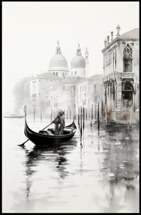 Gondola In Venice A Serene Journey Poster