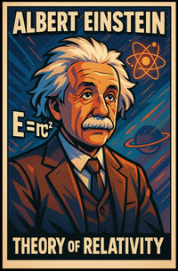 Albert Einstein Theory Of Relativity Poster