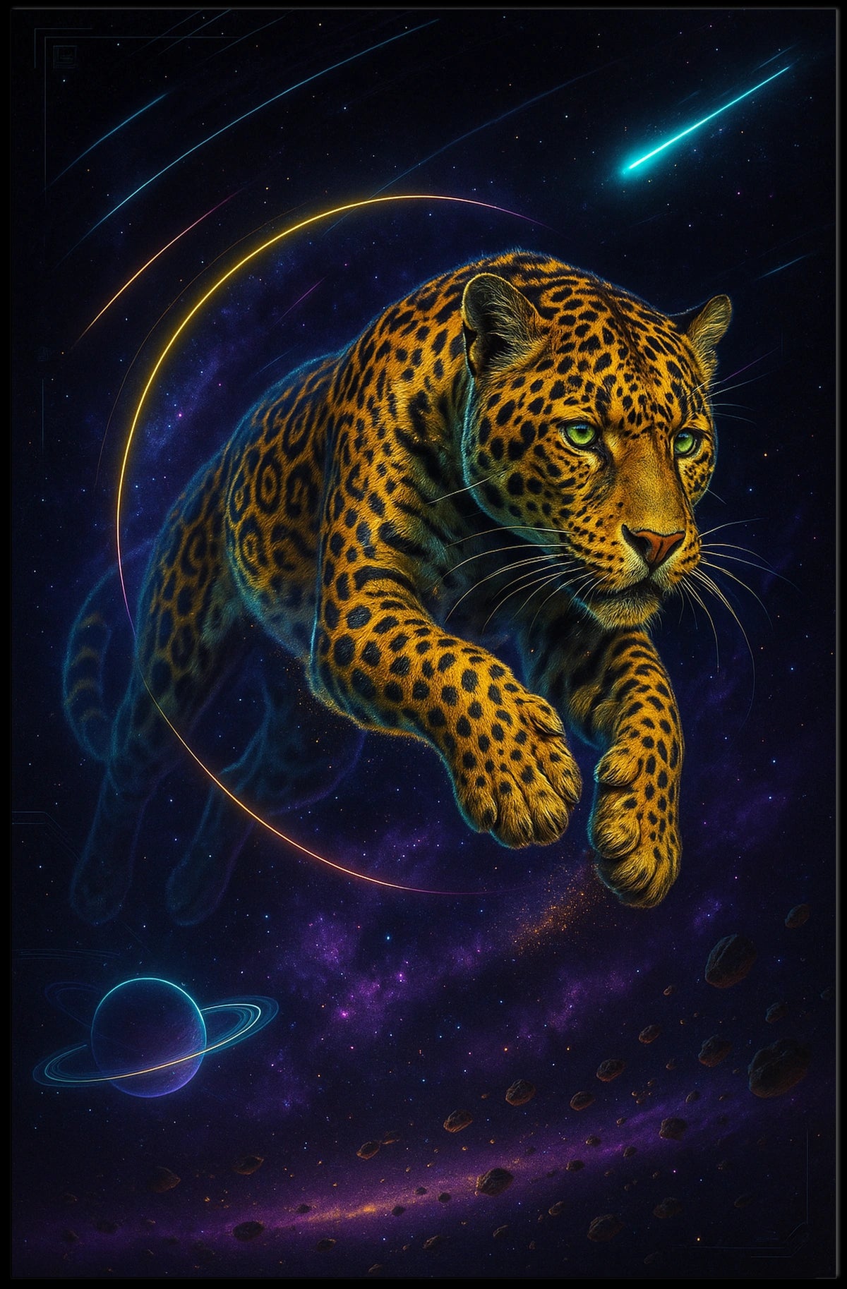 Cosmic Leap Poster