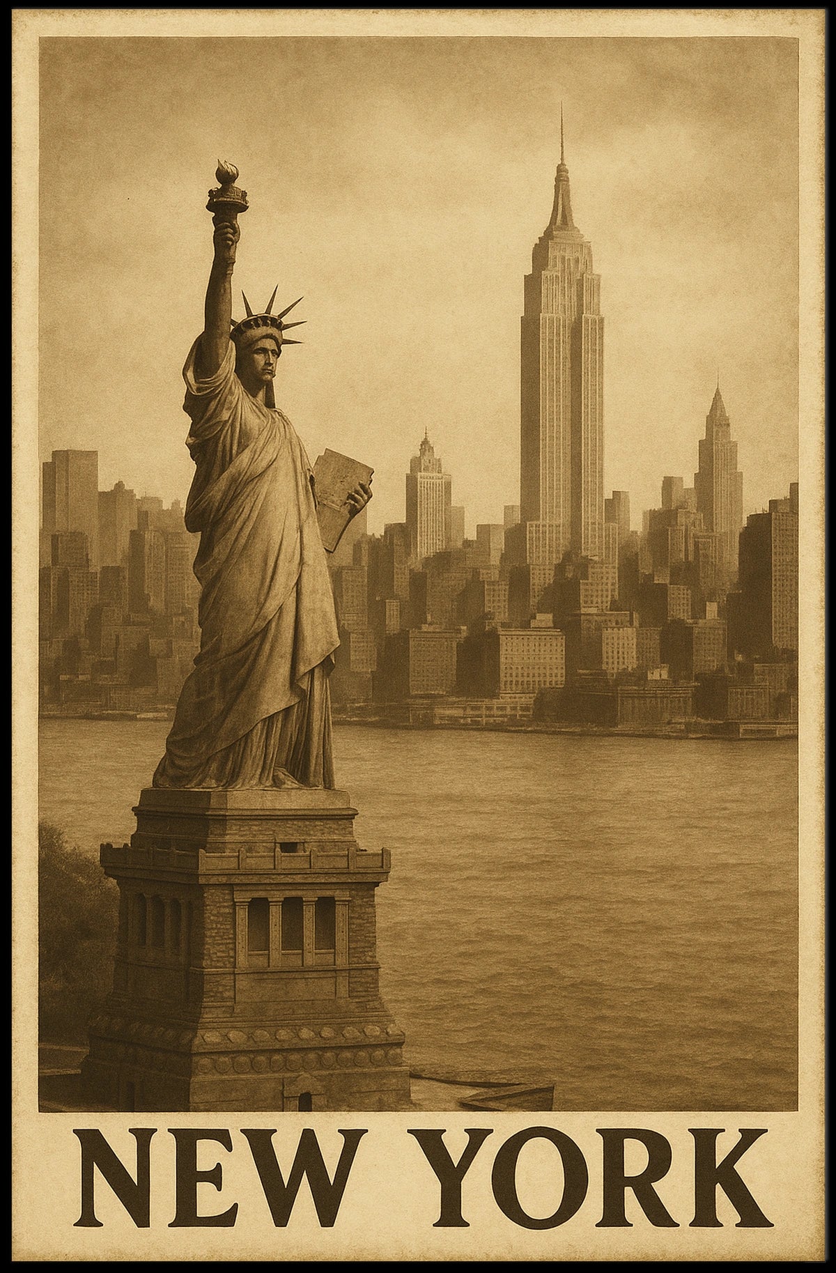 Iconic New York Poster