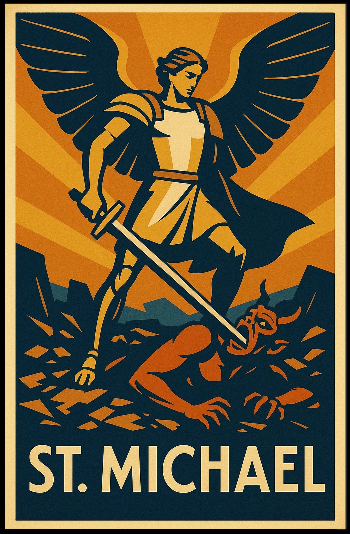 St. Michael The Archangel Poster