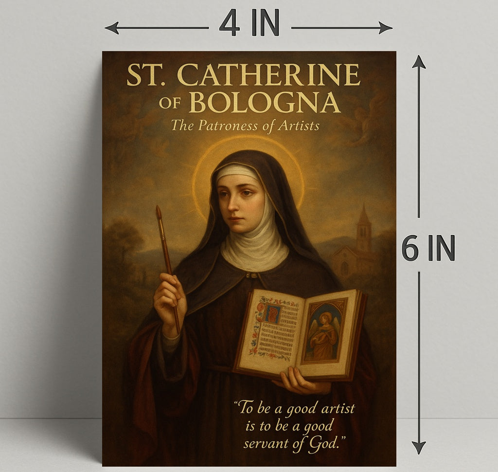 St. Catherine Of Bologna The Patroness Poster