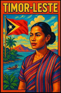 Timor-Leste A Vibrant Tribute Poster