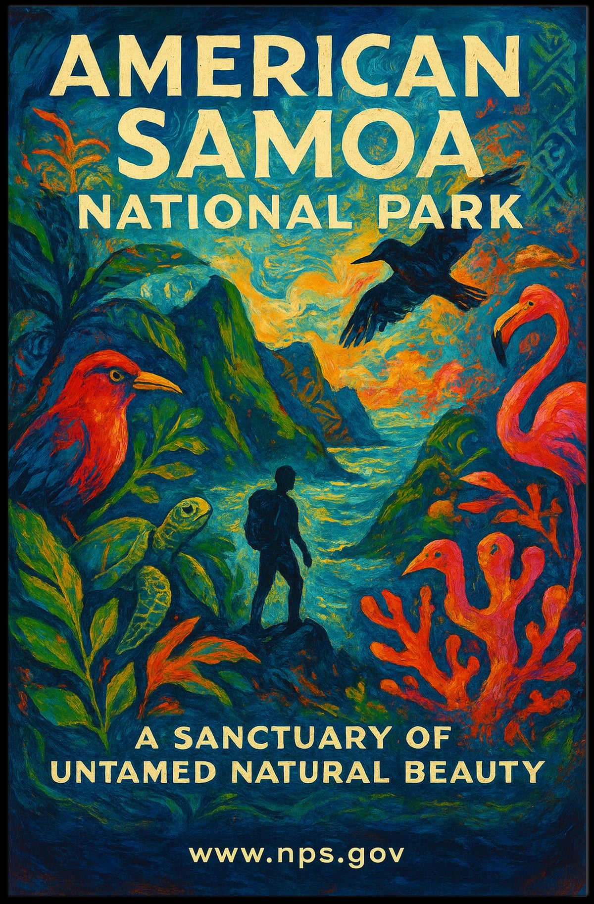 American Samoa National Park Poster