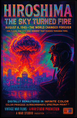 Hiroshima The Sky Turned Fire Poster
