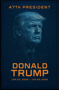 Trump Blueprint Visionary Patriot Poster