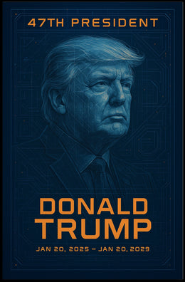 Trump Blueprint Visionary Patriot Poster