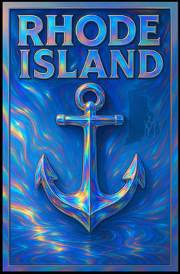 Rhode Island Nautical Poster