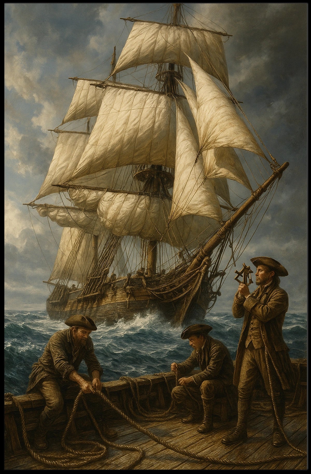 Voyage on the High Seas Poster