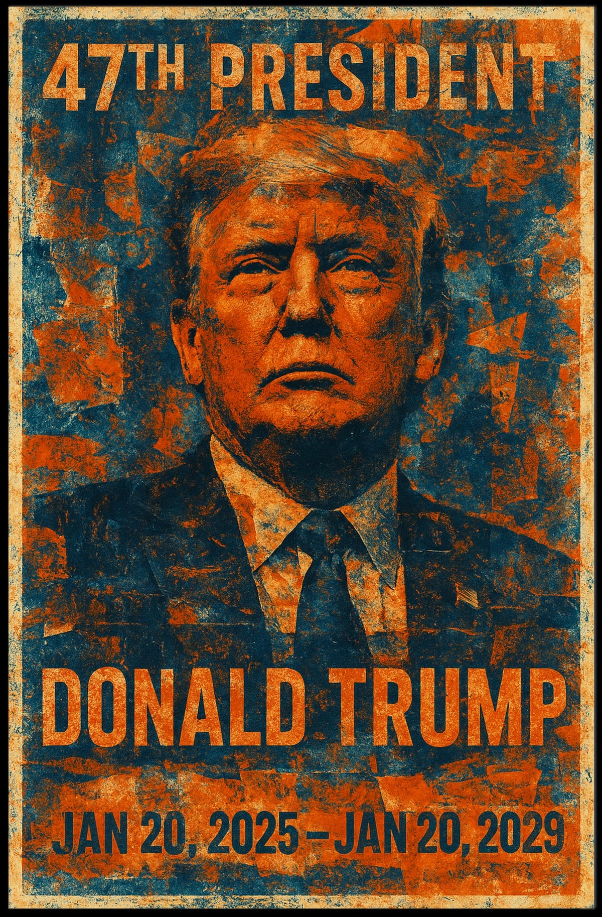 Resolute Vision Donald Trump Poster