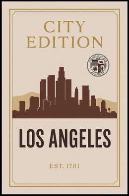 City Edition Los Angeles Poster PosterGoat