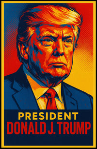 Donald J. Trump President Poster