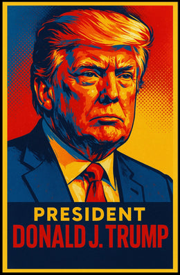 Donald J. Trump President Poster