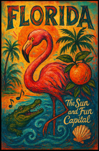 Florida The Sun and Fun Capital Poster