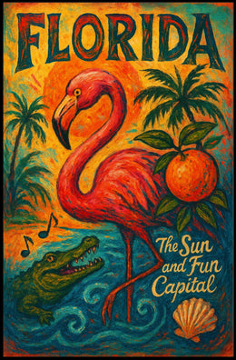Florida The Sun and Fun Capital Poster