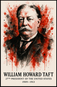 William Howard Taft Portrait: Historical or Presidential Poster