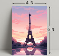 Eiffel Tower At Dusk Poster