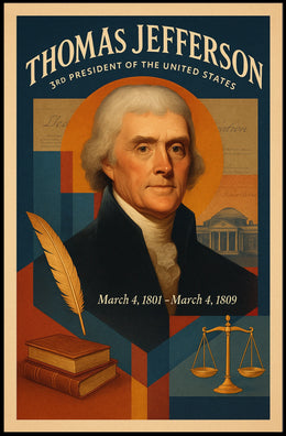 Thomas Jefferson A Legacy of Leadership Poster