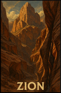 Zion National Park Poster