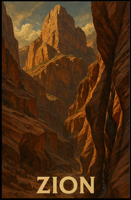 Zion National Park Poster