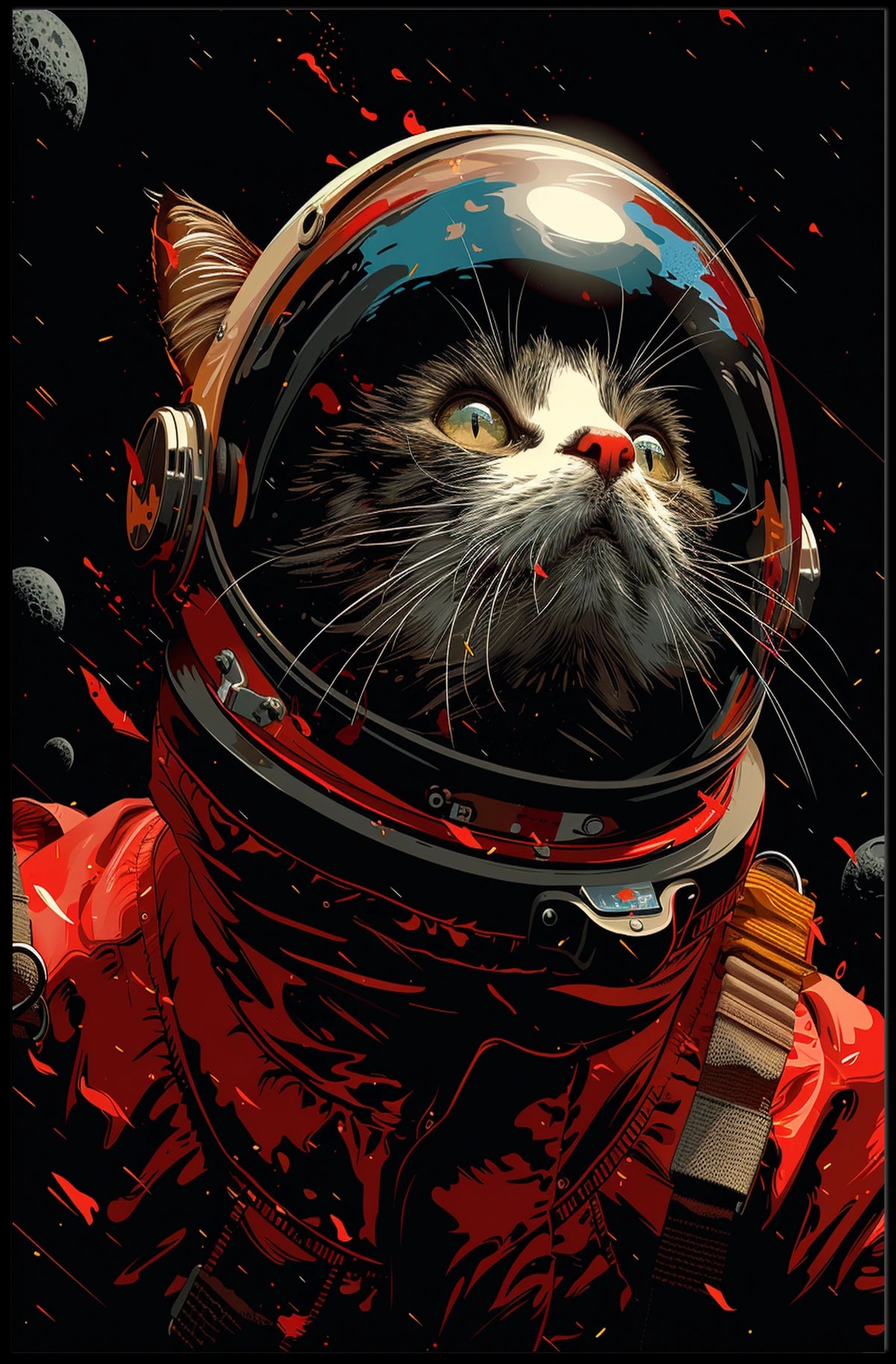 Cosmic Cat Explorer Poster