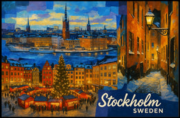 Stockholm Winter Wonderland Poster