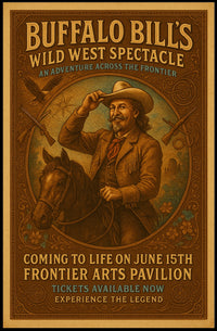 Buffalo BillS Wild West Spectacle Poster