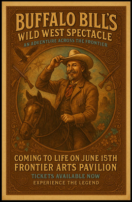 Buffalo BillS Wild West Spectacle Poster
