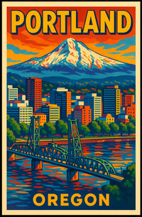 Portland, Oregon Poster