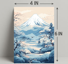 Tranquil Mountain Landscape Poster