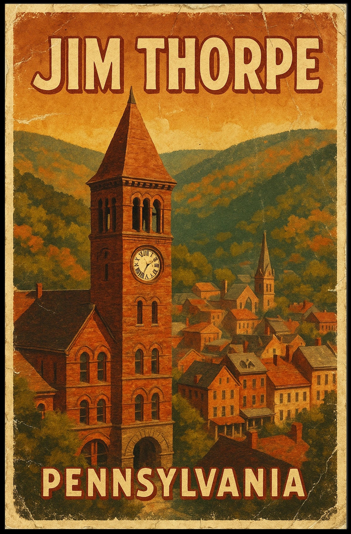 Jim Thorpe, Pennsylvania Poster
