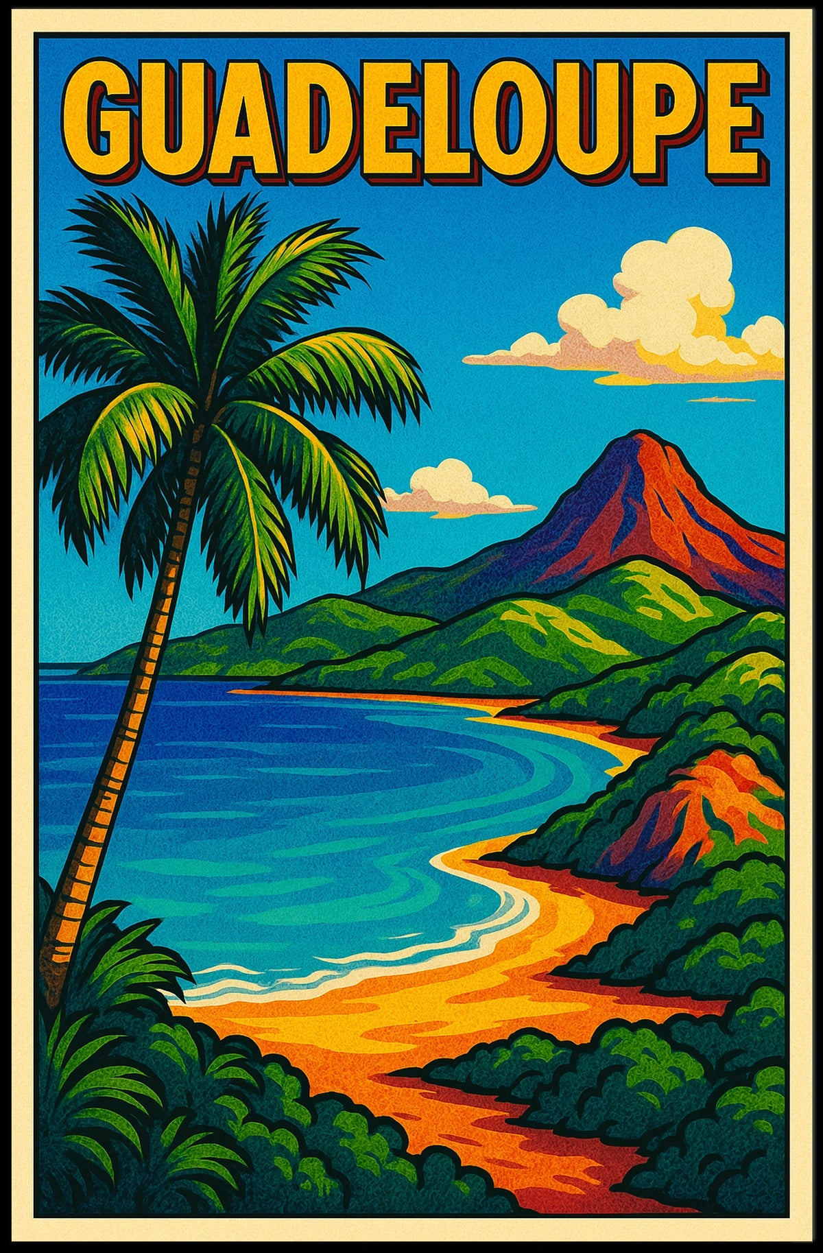 Guadeloupe Paradise Poster