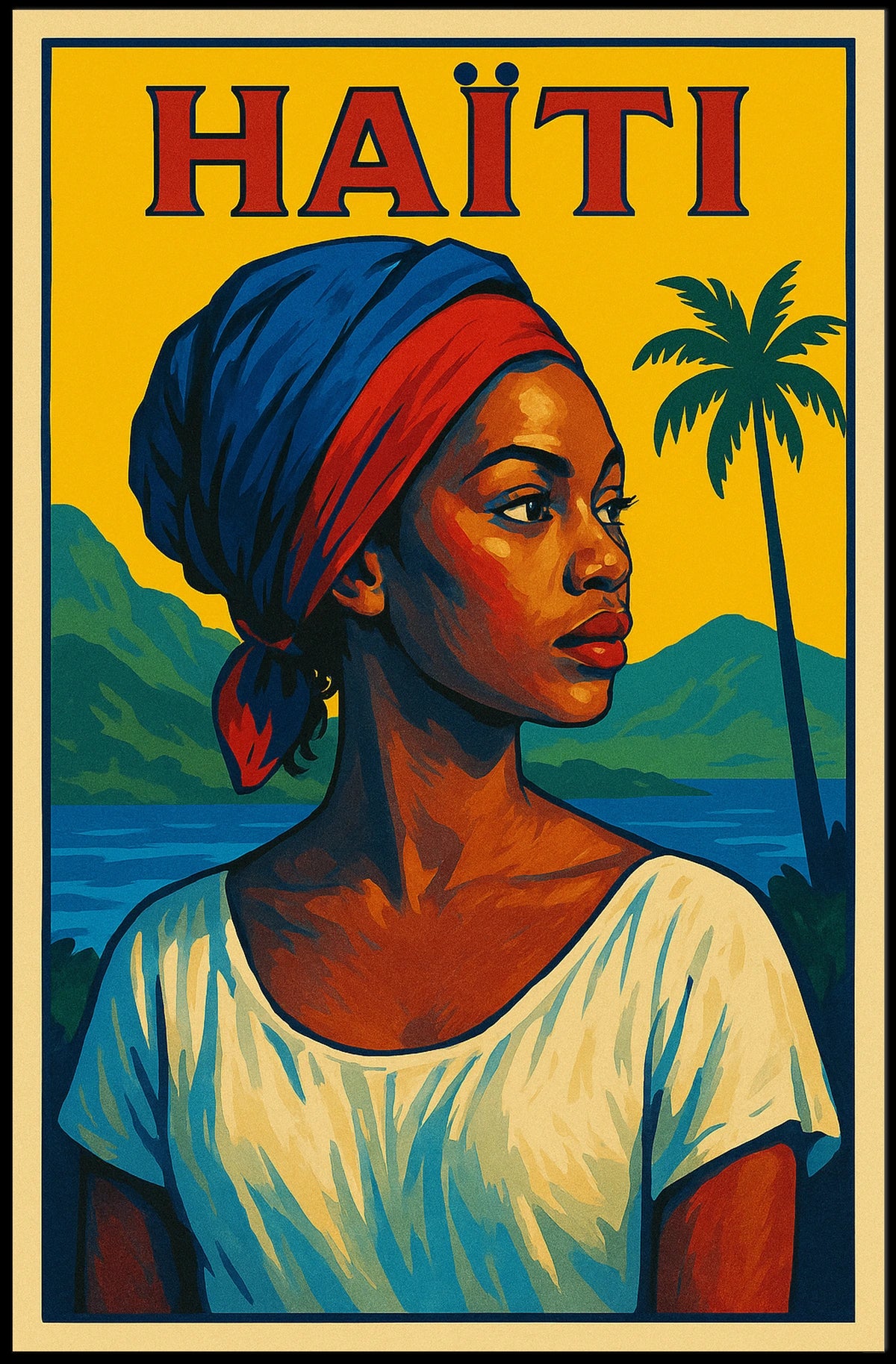 Haiti A Vibrant Tribute Poster