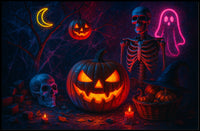 Spooky Halloween Night Gothic Realism Collector Enthusiasts Museum Quality Timeless Wall Art Poster