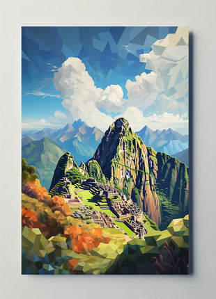 Machu Picchu Adventure Travel Poster