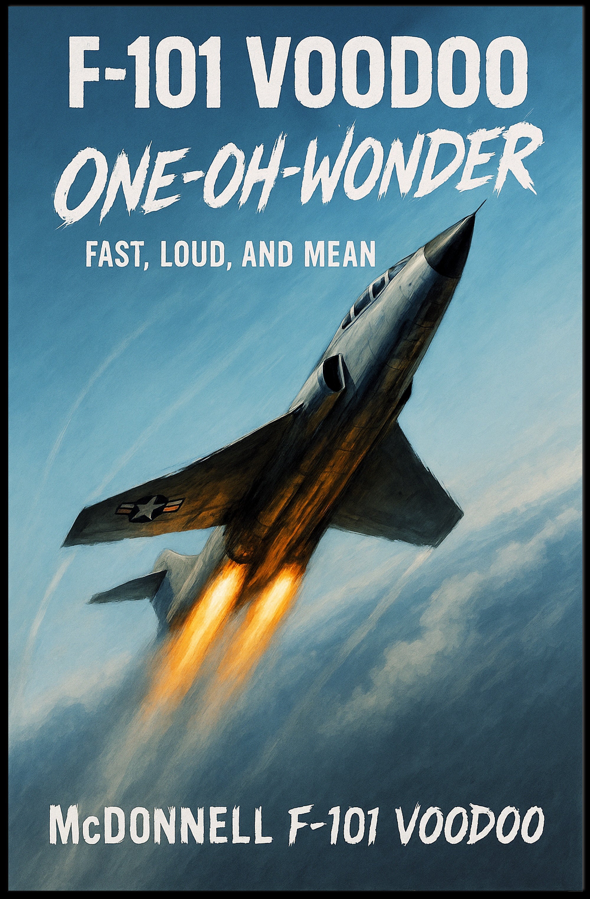 F-101 Voodoo One-Oh-Wonder Poster PosterGoat
