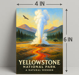 Yellowstone National Park A Natural Wonder Poster PosterGoat