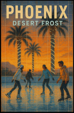 Phoenix Desert Frost Poster
