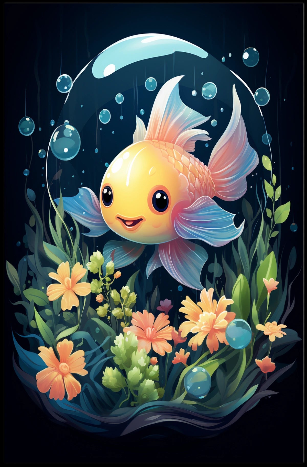 Enchanted Underwater World Poster