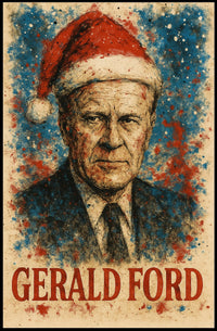 Gerald Ford 38th President of the United States Christmas SeriesPoster
