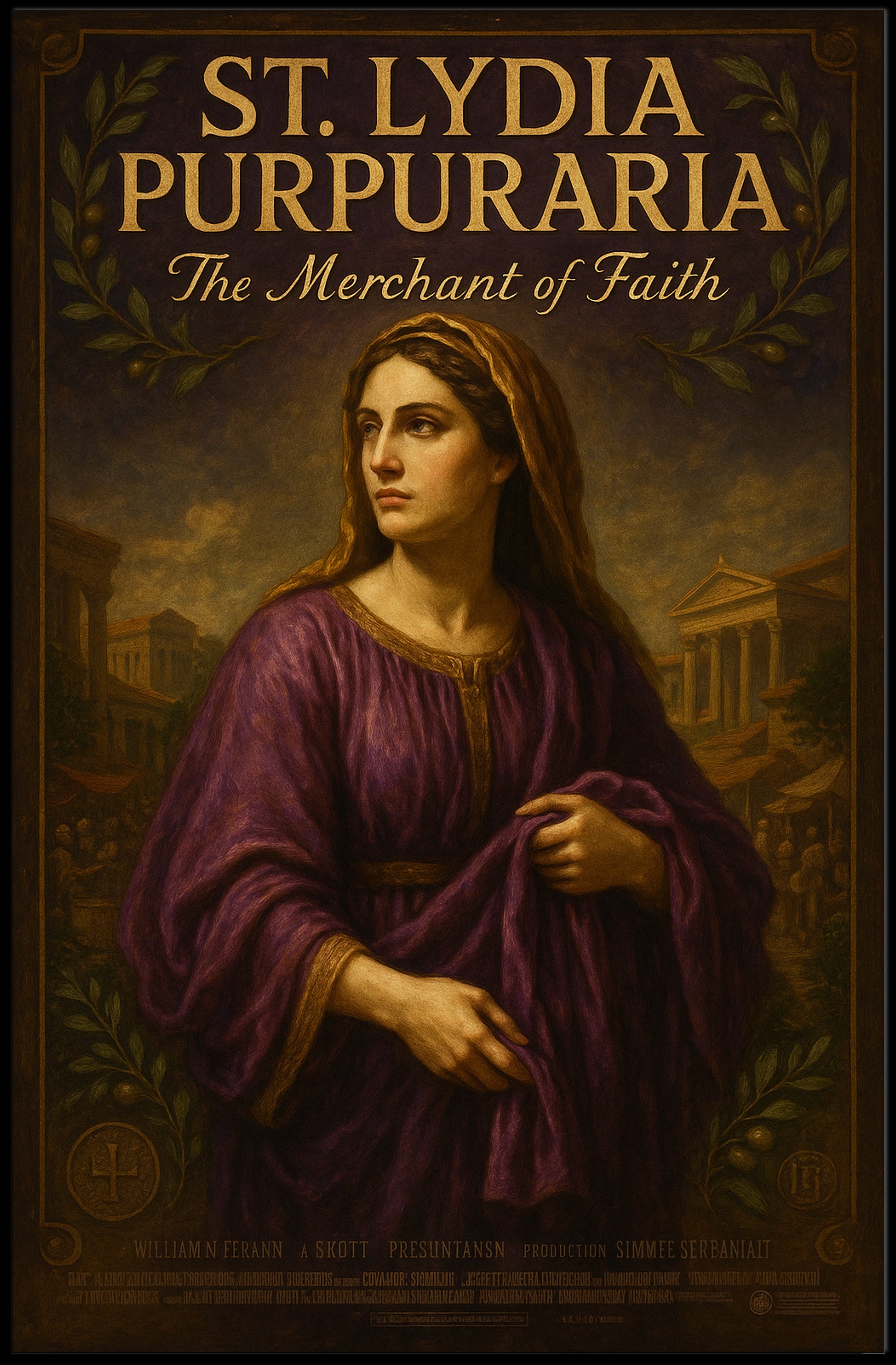 St. Lydia Purpuraria The Merchant Of Poster