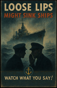 Loose Lips Might Sink Ships Poster