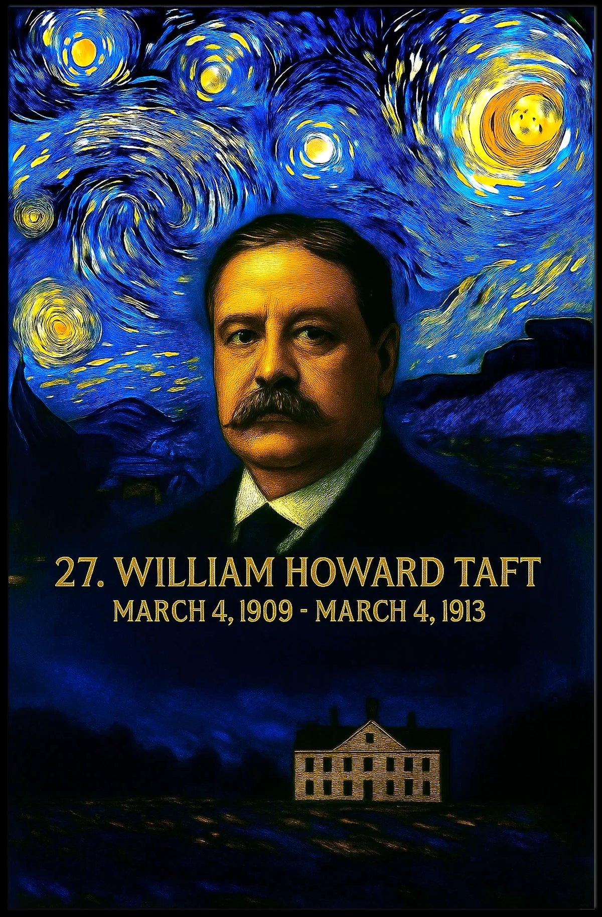 William Howard Taft 27th President of the United States Presidential Masterpiece Series Poster