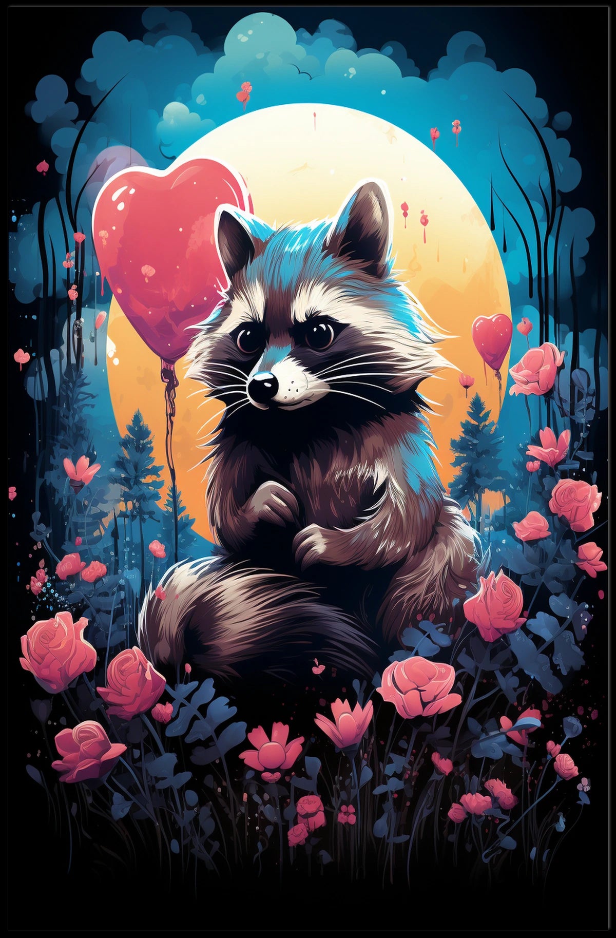 Enchanted Forest Romance Poster