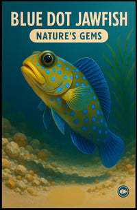 Blue Dot Jawfish NatureS Gems Poster