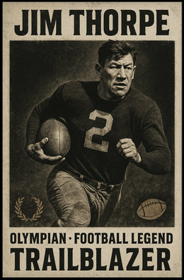 Jim Thorpe Legendary Trailblazer Poster