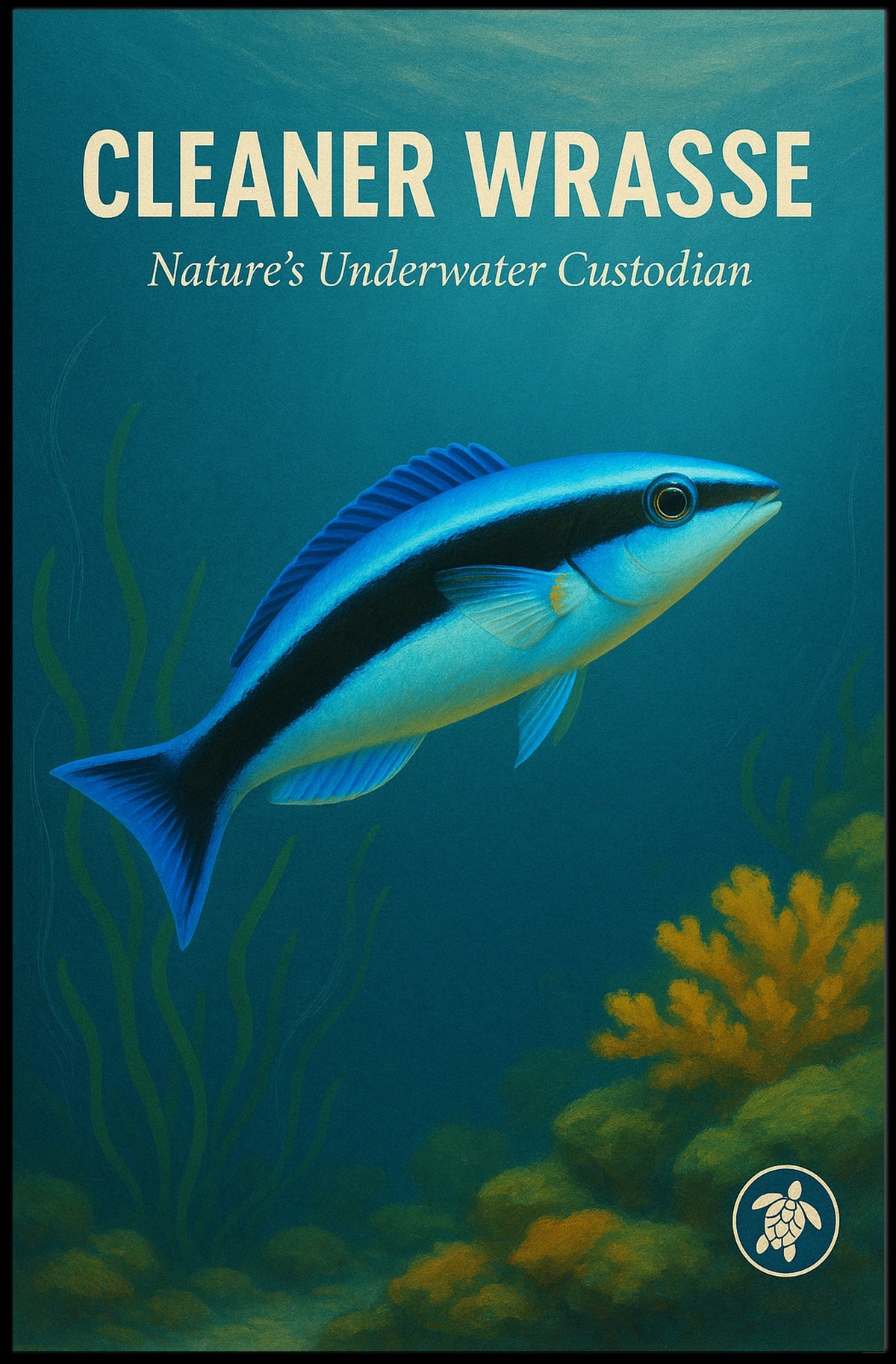 Cleaner Wrasse Natures Underwater Custodian Poster